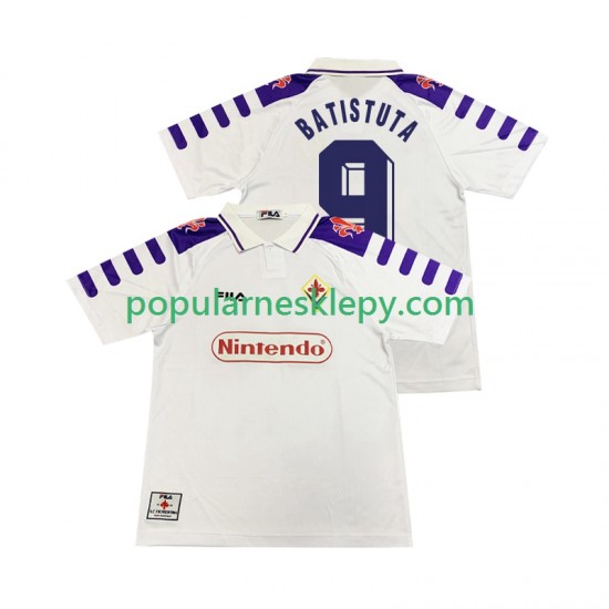 Koszulka Krótka Męska Fiorentina Drugi strój BASTUTA 9 Retro 1998 1999