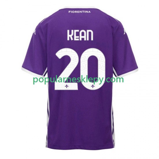 Koszulka Krótka Męska Fiorentina Pierwszy strój Kean 20 2025-2026