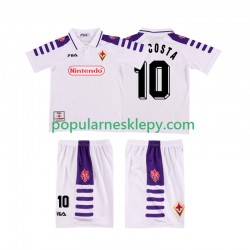 Koszulka Krótka dla Dzieci Fiorentina Drugi strój RUI COSTA 10 Retro 1998 1999