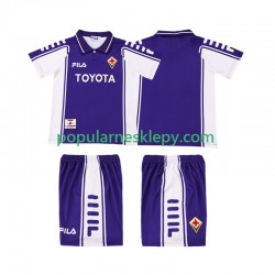 Koszulka Krótka dla Dzieci Fiorentina Pierwszy strój Retro 1999 2000