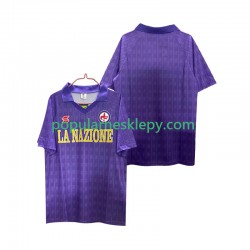 Koszulka Krótka Męska Fiorentina Pierwszy strój Retro 1989 1990
