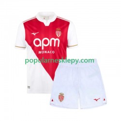 Koszulka Krótka dla Dzieci AS Monaco Pierwszy strój 2025-2026