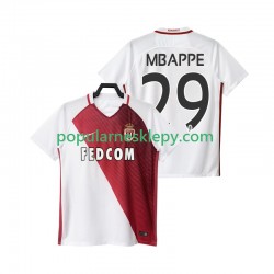 Koszulka Krótka Męska AS Monaco Pierwszy strój Mbappe 29 2016 2017