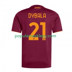 Koszulka Krótka Męska AS Roma Pierwszy strój Dybala 21 2025-2026