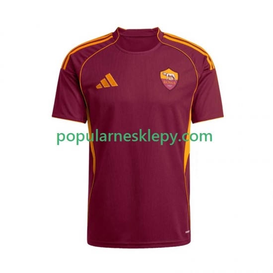 Koszulka Krótka Męska AS Roma Pierwszy strój 2025-2026