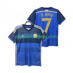 Koszulka Krótka Męska Reprezentacji Argentyny Drugi strój DI MARIA 7 Retro 2014