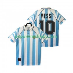 Koszulka Krótka Męska Reprezentacji Argentyny Pierwszy strój Lionel Messi 10 Retro 1996 1997