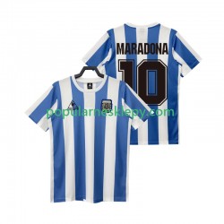 Koszulka Krótka Męska Reprezentacji Argentyny Pierwszy strój MARADONA 10 Retro 1986