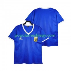 Koszulka Krótka Męska Reprezentacji Argentyny Drugi strój Retro 1986