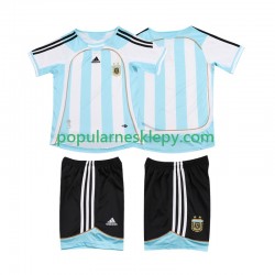 Koszulka Krótka dla Dzieci Reprezentacji Argentyny Pierwszy strój Retro 2006 2007