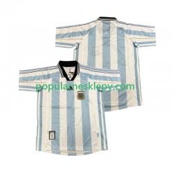 Koszulka Krótka Męska Reprezentacji Argentyny Pierwszy strój Retro 1998