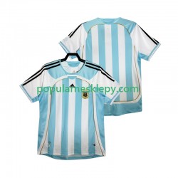 Koszulka Krótka Męska Reprezentacji Argentyny Pierwszy strój Retro 2014