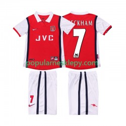 Koszulka Krótka dla Dzieci Arsenal Pierwszy strój BECKHAM 7 Retro 1998 1999