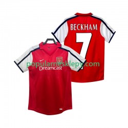 Koszulka Krótka Męska Arsenal Pierwszy strój BECKHAM 7 Retro 2001 2002