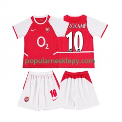 Koszulka Krótka dla Dzieci Arsenal Pierwszy strój BERGKAMP 10 Retro 2002 2003