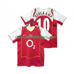 Koszulka Krótka Męska Arsenal Pierwszy strój BERGKAMP 10 Retro 2004 2005