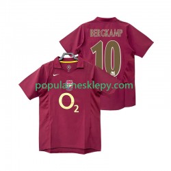 Koszulka Krótka Męska Arsenal Pierwszy strój BERGKAMP 10 Retro 2005 2006