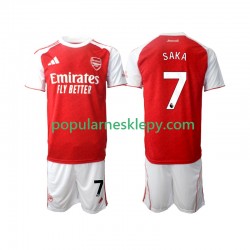 Koszulka Krótka dla Dzieci Arsenal Pierwszy strój Bukayo Saka 7 2025-2026