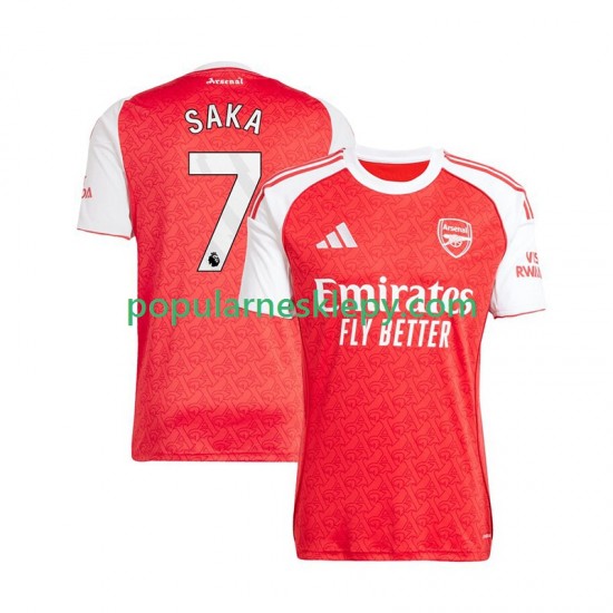 Koszulka Krótka Męska Arsenal Pierwszy strój Bukayo Saka 7 2025-2026