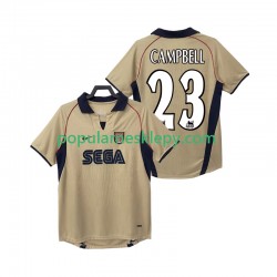Koszulka Krótka Męska Arsenal Drugi strój CAMPBELL 23 Retro 2001 2002