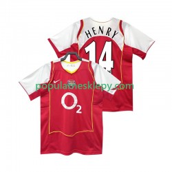 Koszulka Krótka Męska Arsenal Pierwszy strój Henry 14 Retro 2004 2005