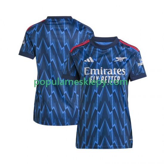 Koszulka Krótka Damska Arsenal Drugi strój 2025-2026