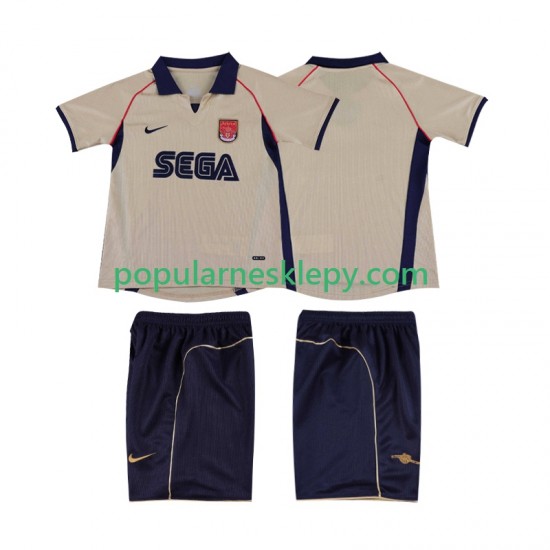 Koszulka Krótka dla Dzieci Arsenal Drugi strój Retro 2001 2002