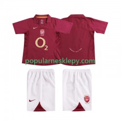 Koszulka Krótka dla Dzieci Arsenal Pierwszy strój Retro 2005 2006
