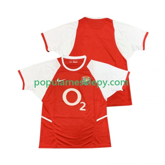 Koszulka Krótka Męska Arsenal Pierwszy strój Retro 2002 2003