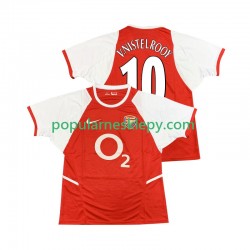 Koszulka Krótka Męska Arsenal Pierwszy strój Ruud van Nistelrooy 10 Retro 2002 2003