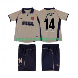 Koszulka Krótka dla Dzieci Arsenal Drugi strój Thierry Henry 14 Retro 2001 2002