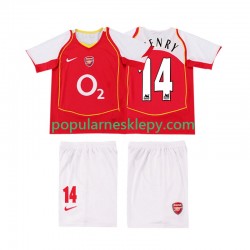 Koszulka Krótka dla Dzieci Arsenal Pierwszy strój Thierry Henry 14 Retro 2004 2005