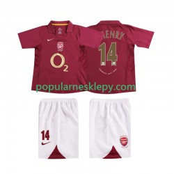 Koszulka Krótka dla Dzieci Arsenal Pierwszy strój Thierry Henry 14 Retro 2005 2006