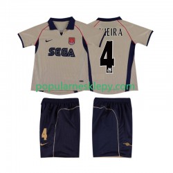 Koszulka Krótka dla Dzieci Arsenal Drugi strój VIEIRA 4 Retro 2001 2002