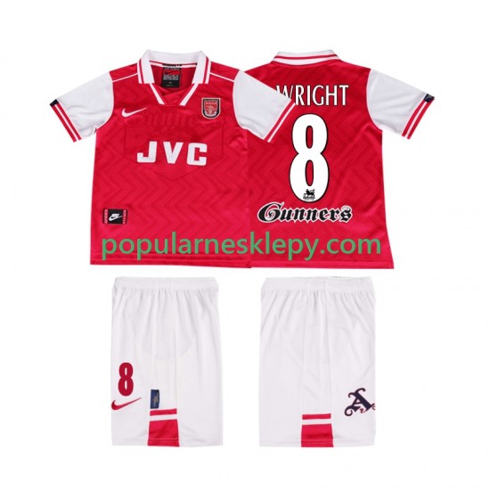 Koszulka Krótka dla Dzieci Arsenal Pierwszy strój WRIGHT 8 Retro 1996 1997
