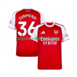 Koszulka Krótka Męska Arsenal Pierwszy strój Zubimendi 36 2025-2026