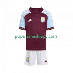 Koszulka Krótka dla Dzieci Aston Villa Pierwszy strój 2025-2026