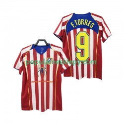 Koszulka Krótka Męska Atlético Madryt Pierwszy strój F TORRES 9 Retro 2004 2005