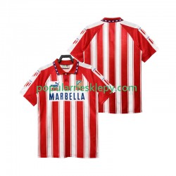 Koszulka Krótka Męska Atlético Madryt Pierwszy strój Retro 1994 1995