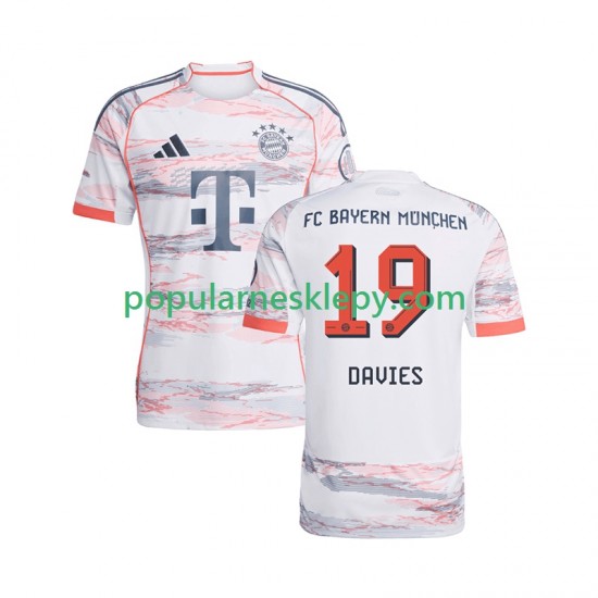Koszulka Krótka Męska Bayern Monachium Drugi strój Alphonso Davies 19 2025-2026