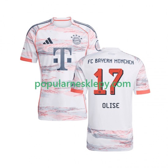 Koszulka Krótka Męska Bayern Monachium Drugi strój Michael Olise 17 2025-2026