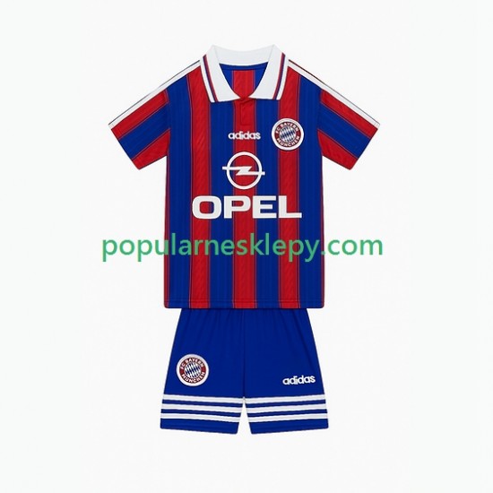 Koszulka Krótka dla Dzieci Bayern Monachium Pierwszy strój Retro 1995 1997