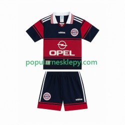 Koszulka Krótka dla Dzieci Bayern Monachium Pierwszy strój Retro 1997 1999