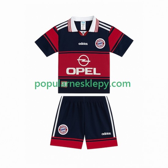 Koszulka Krótka dla Dzieci Bayern Monachium Pierwszy strój Retro 1997 1999