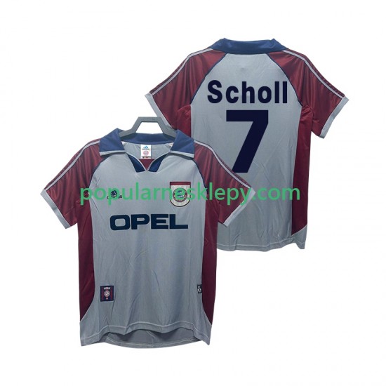 Koszulka Krótka Męska Bayern Monachium Trzeci strój Scholl 7 Retro 1998 1999