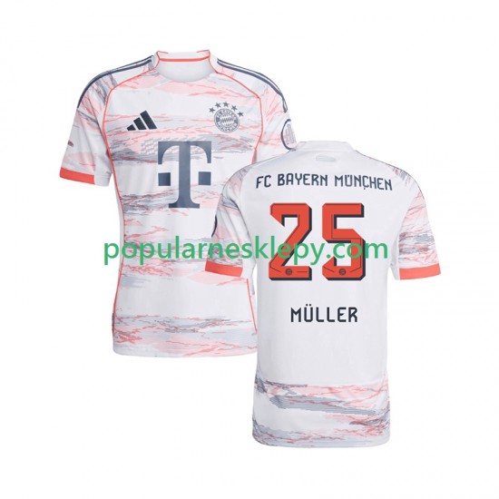 Koszulka Krótka Męska Bayern Monachium Drugi strój Thomas Muller 25 2025-2026