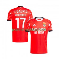 Koszulka Krótka Męska Benfica Pierwszy strój Kerem Akturkoglu 17 2025-2026