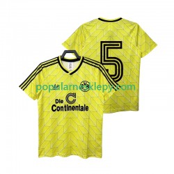 Koszulka Krótka Męska Borussia Dortmund Pierwszy strój 5 Retro 1988 1989
