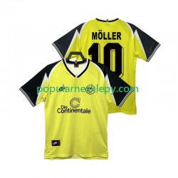 Koszulka Krótka Męska Borussia Dortmund Pierwszy strój Moller 10 Retro 1995 1996