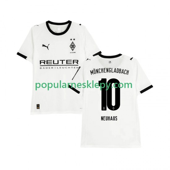 Koszulka Krótka Męska Borussia Mönchengladbach Pierwszy strój Florian Neuhaus 10 2025-2026 Koszulka Krótka Męska Borussia Mönchengladbach Pierwszy strój Florian Neuhaus 10 2025-2026